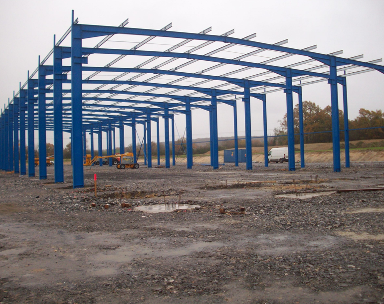 Structure métallique réalisée par notre service ingénierie structurelle