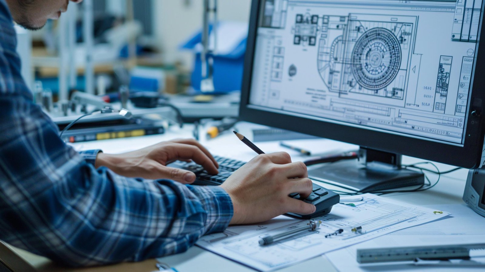 Écran affichant un logiciel de contrôle tridimensionnel en action, utilisé pour analyser et mesurer avec précision des pièces tridimensionnelles.
